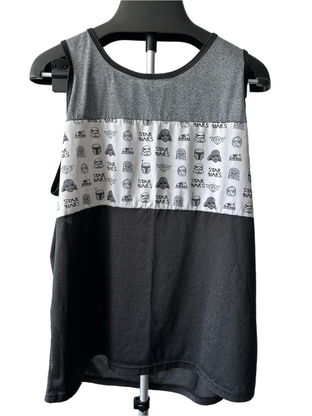 Star Wars Graphic Tank in Black & Gray Like New